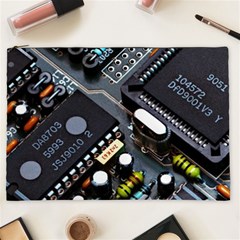 Motherboard Board Circuit Electronic Technology Cosmetic Bag (xxl) by Cemarart