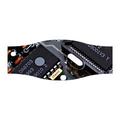 Motherboard Board Circuit Electronic Technology Stretchable Headband by Cemarart