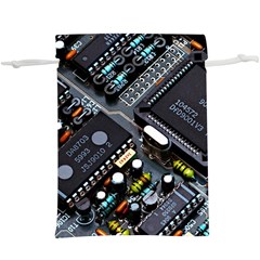 Motherboard Board Circuit Electronic Technology Lightweight Drawstring Pouch (xl) by Cemarart