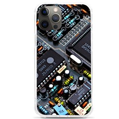 Motherboard Board Circuit Electronic Technology Iphone 12 Pro Max Tpu Uv Print Case by Cemarart