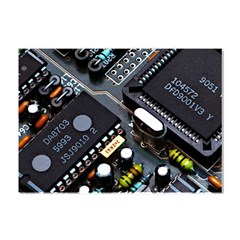 Motherboard Board Circuit Electronic Technology Crystal Sticker (a4) by Cemarart