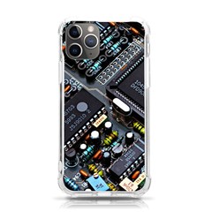 Motherboard Board Circuit Electronic Technology Iphone 11 Pro 5 8 Inch Tpu Uv Print Case by Cemarart