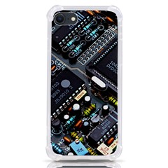 Motherboard Board Circuit Electronic Technology Iphone Se by Cemarart