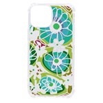 Mazipoodles Love Flowers - Olive Teal Green Purple White-  iPhone 13 mini TPU UV Print Case Front