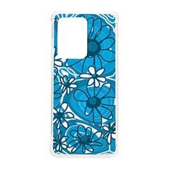 Mazipoodles Love Flowers - Blue White Samsung Galaxy S20 Ultra 6 9 Inch Tpu Uv Case by Mazipoodles