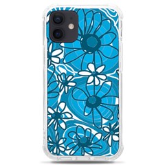 Mazipoodles Love Flowers - Blue White Iphone 12 Mini Tpu Uv Print Case	 by Mazipoodles