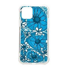 Mazipoodles Love Flowers - Blue White Iphone 11 Pro 5 8 Inch Tpu Uv Print Case by Mazipoodles