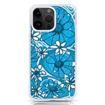 Mazipoodles Love Flowers - Blue White iPhone 14 Pro Max TPU UV Print Case Front