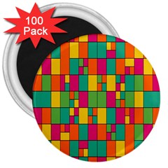 Abstract-background 3  Magnets (100 Pack) by nateshop