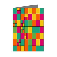 Abstract-background Mini Greeting Card by nateshop