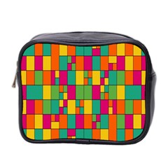 Abstract-background Mini Toiletries Bag (two Sides)