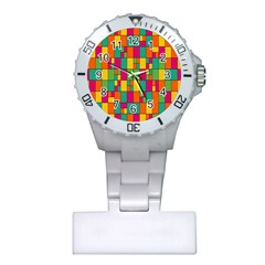 Abstract-background Plastic Nurses Watch by nateshop