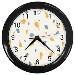 Background-24 Wall Clock (black) by nateshop