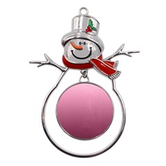 Background-27 Metal Snowman Ornament by nateshop