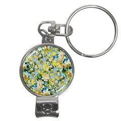 Background-flowers Nail Clippers Key Chain by nateshop