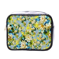 Background-flowers Mini Toiletries Bag (one Side) by nateshop