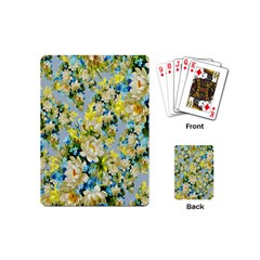 Background-flowers Playing Cards Single Design (mini) by nateshop