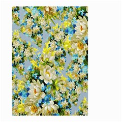 Background-flowers Small Garden Flag (two Sides) by nateshop