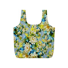 Background-flowers Full Print Recycle Bag (s)