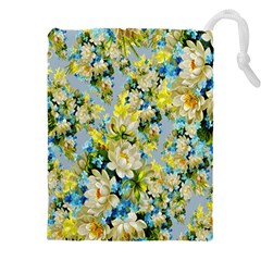 Background-flowers Drawstring Pouch (5xl) by nateshop