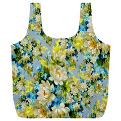 Background-flowers Full Print Recycle Bag (xxl) by nateshop