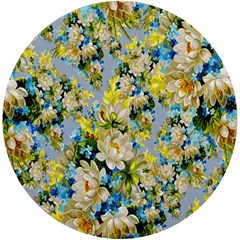 Background-flowers Uv Print Round Tile Coaster by nateshop