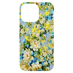 Background-flowers Iphone 14 Pro Max Black Uv Print Case