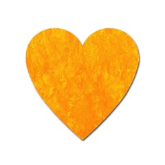 Background-yellow Heart Magnet by nateshop