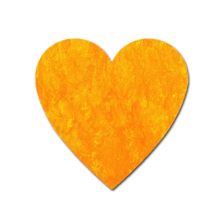 Background-yellow Heart Magnet