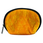 Background-yellow Accessory Pouch (Medium) Front