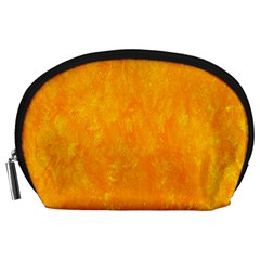 Background-yellow Accessory Pouch (large) by nateshop