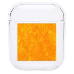 Background-yellow Hard Pc Airpods 1/2 Case