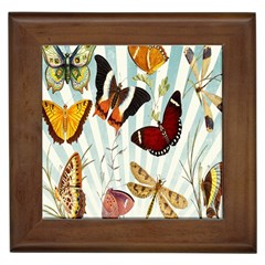 Butterfly-love Framed Tile