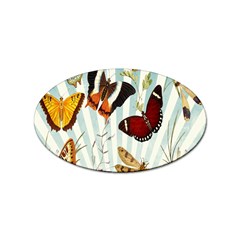 Butterfly-love Sticker Oval (100 Pack)