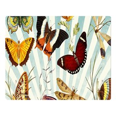 Butterfly-love Two Sides Premium Plush Fleece Blanket (large)