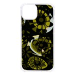 Mazipoodles Love Flowers - Dark Green Olive Black iPhone 13 TPU UV Print Case Front