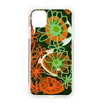 Mazipoodles Love Flowers - Green Orange iPhone 11 TPU UV Print Case Front