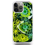 Mazipoodles Love Flowers - Green Lemon Duck Egg Blue iPhone 13 Pro Max TPU UV Print Case Front