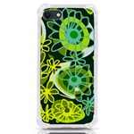 Mazipoodles Love Flowers - Green Lemon Duck Egg Blue iPhone SE Front