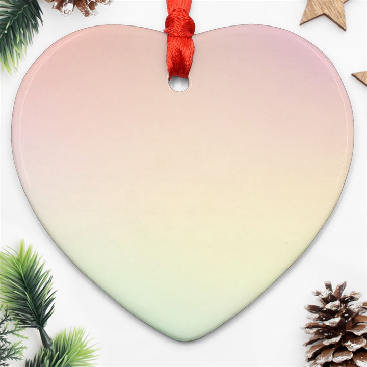 Pastel , Purple, Pink, Blue, Light, Mix Ornament (Heart)