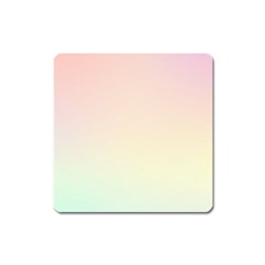 Pastel , Purple, Pink, Blue, Light, Mix Square Magnet by nateshop