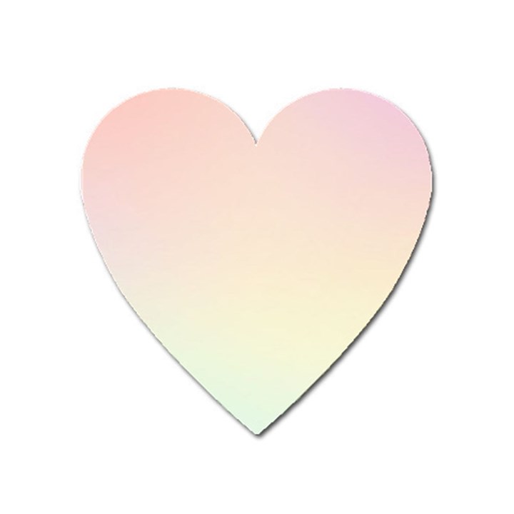 Pastel , Purple, Pink, Blue, Light, Mix Heart Magnet