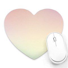 Pastel , Purple, Pink, Blue, Light, Mix Heart Mousepad by nateshop