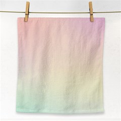 Pastel , Purple, Pink, Blue, Light, Mix Face Towel by nateshop