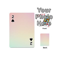 Pastel , Purple, Pink, Blue, Light, Mix Playing Cards 54 Designs (mini) by nateshop