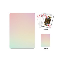 Pastel , Purple, Pink, Blue, Light, Mix Playing Cards Single Design (mini) by nateshop