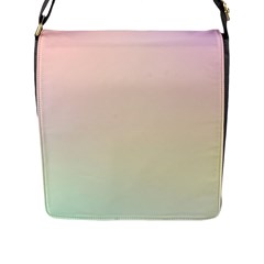 Pastel , Purple, Pink, Blue, Light, Mix Flap Closure Messenger Bag (l) by nateshop