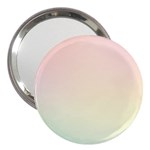 Pastel , Purple, Pink, Blue, Light, Mix 3  Handbag Mirrors Front