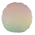 Pastel , Purple, Pink, Blue, Light, Mix Large 18  Premium Flano Round Cushions Front