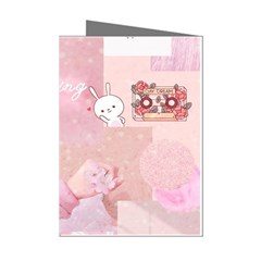 Pink Aesthetic, Clouds, Cute, Glitter, Hello Kitty, Pastel, Soft Mini Greeting Cards (pkg Of 8) by nateshop